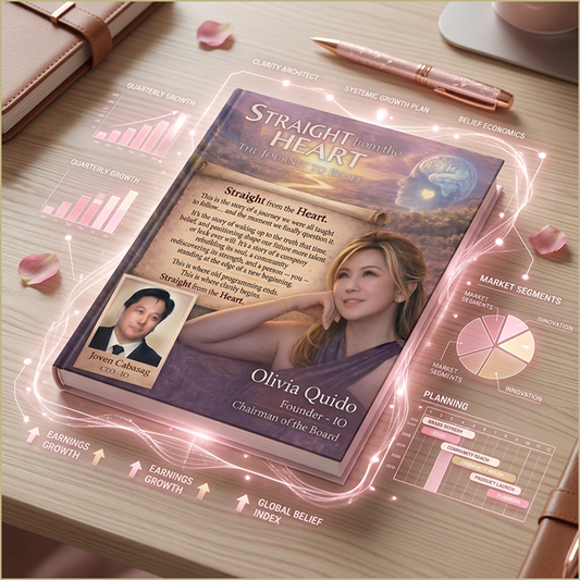 Straight from the Heart book illustrated with growth and market system elements